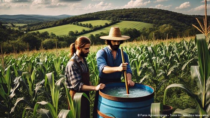 Agua de vidrio un fungicida y nutriente orgánico